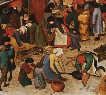 Volkszählung von Bethlehem - Das Schwein In Der Kunst